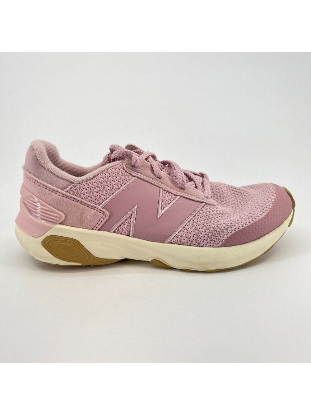 New Balance Fresh Foam X 1440v1 Girls Size 3Y Pink White Running Shoes Sneakers